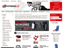 Tablet Screenshot of 24fitness.cz